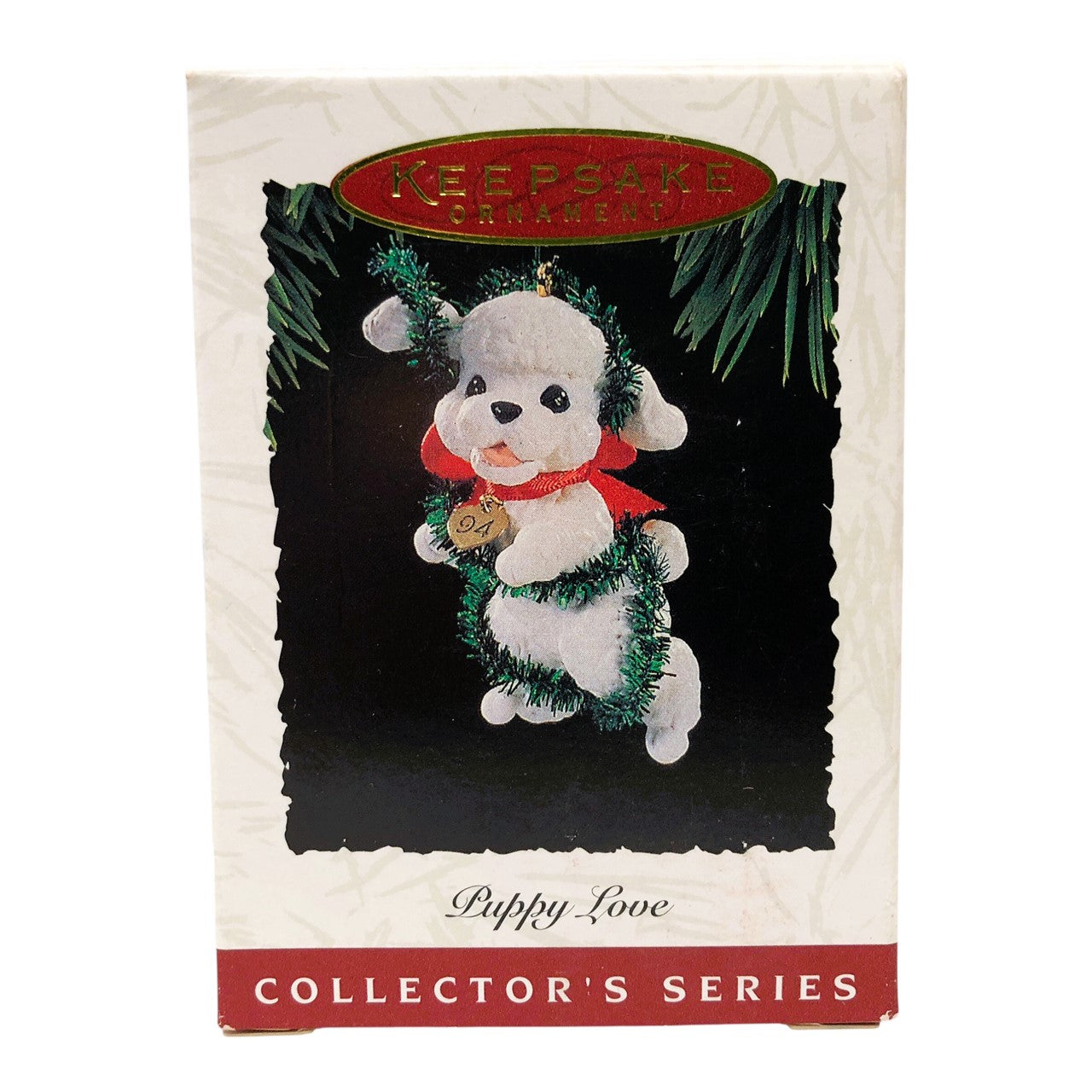 678 - Set of Three Charming Hallmark Keepsake Christmas Ornaments - Puppy Love |Pod 1-66|