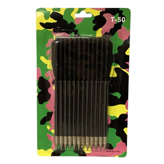 1129 - SET OF 12 Black Arrows for 50lb Crossbow |80|