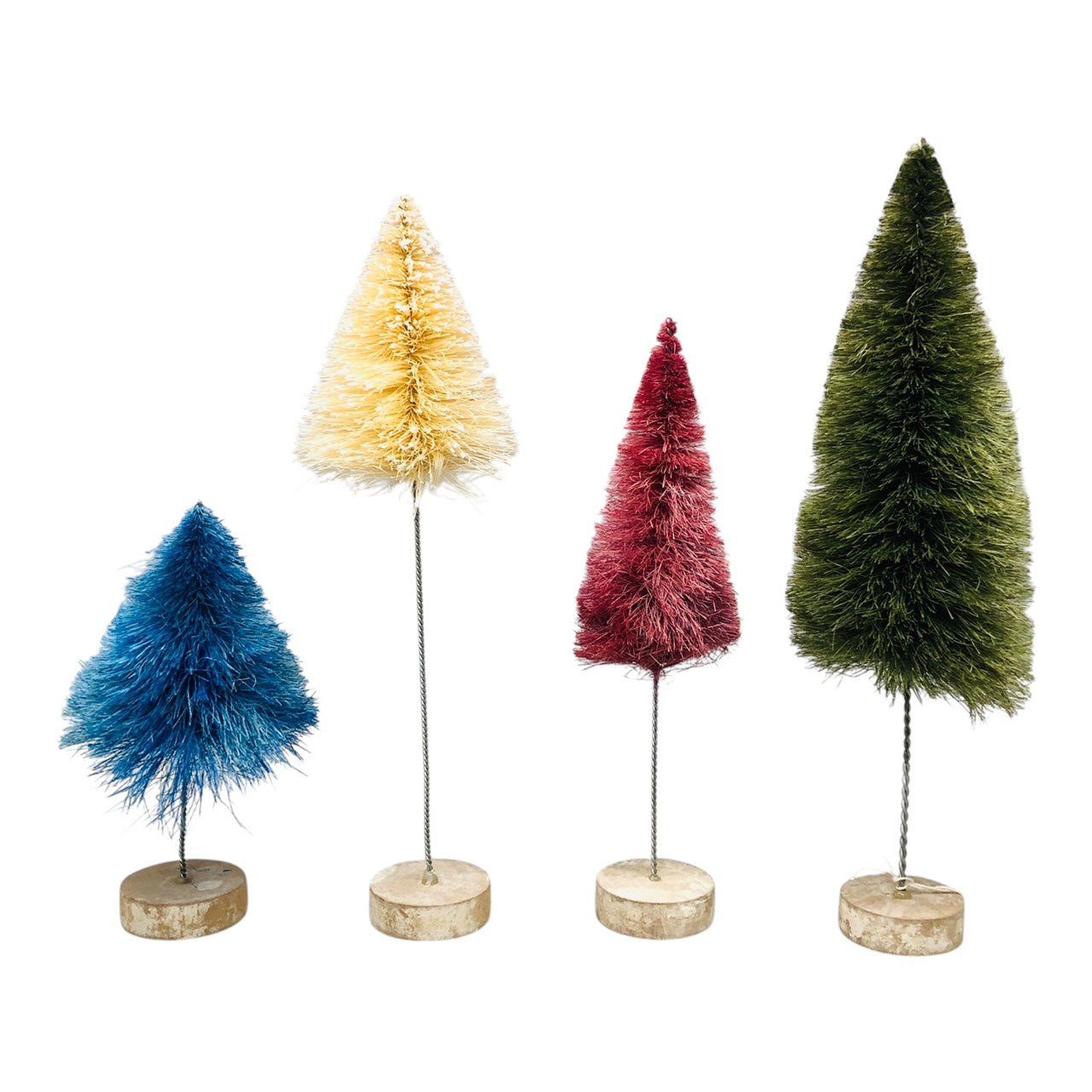 1158 - Set of 4 Christmas Table Tree Decorations |Pod 2-42|