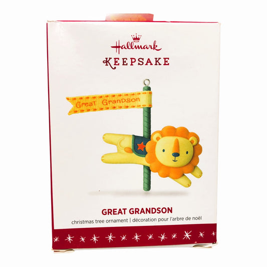 1915 - HALLMARK Set of 2 Great Grandson Ornaments |Pod 1-70|