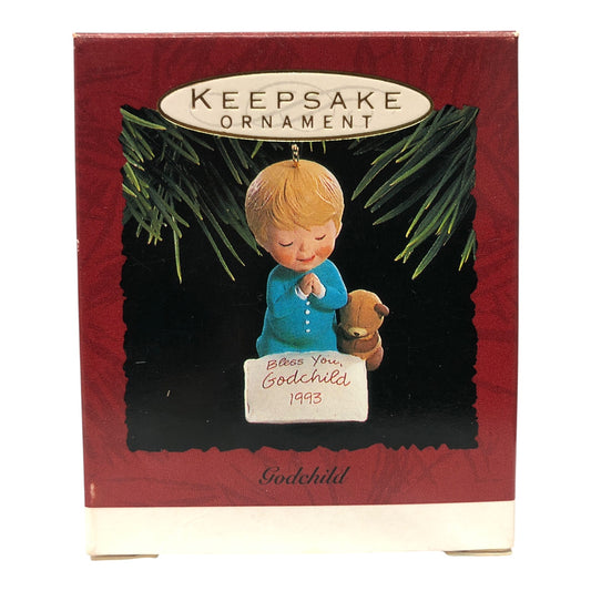 4204 - Set of 5 Hallmark Keepsake Godchild Ornaments|TBD|