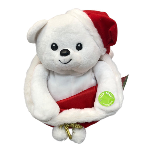 4638 - Animated Plush White Bear |Pod 2-6|