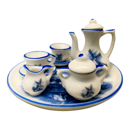 5490 - 10 Pc Windmill Miniature Ceramic Teaset |10-11|