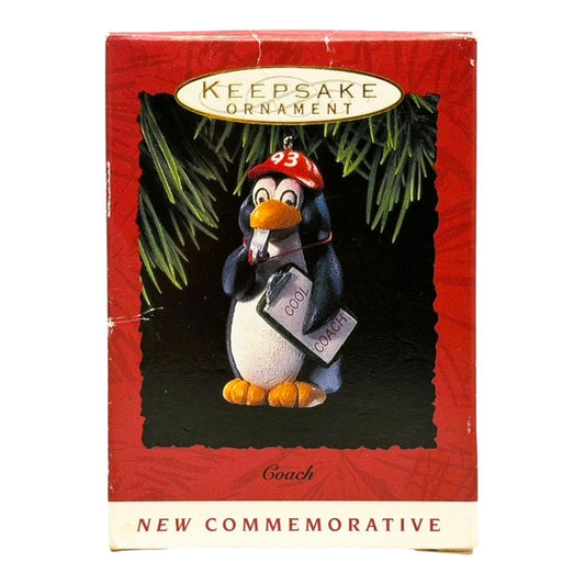 6128 - Hallmark Set of 2 Coach of the Year Christmas Holiday Ornaments for Home Decoration |Pod 1-66|