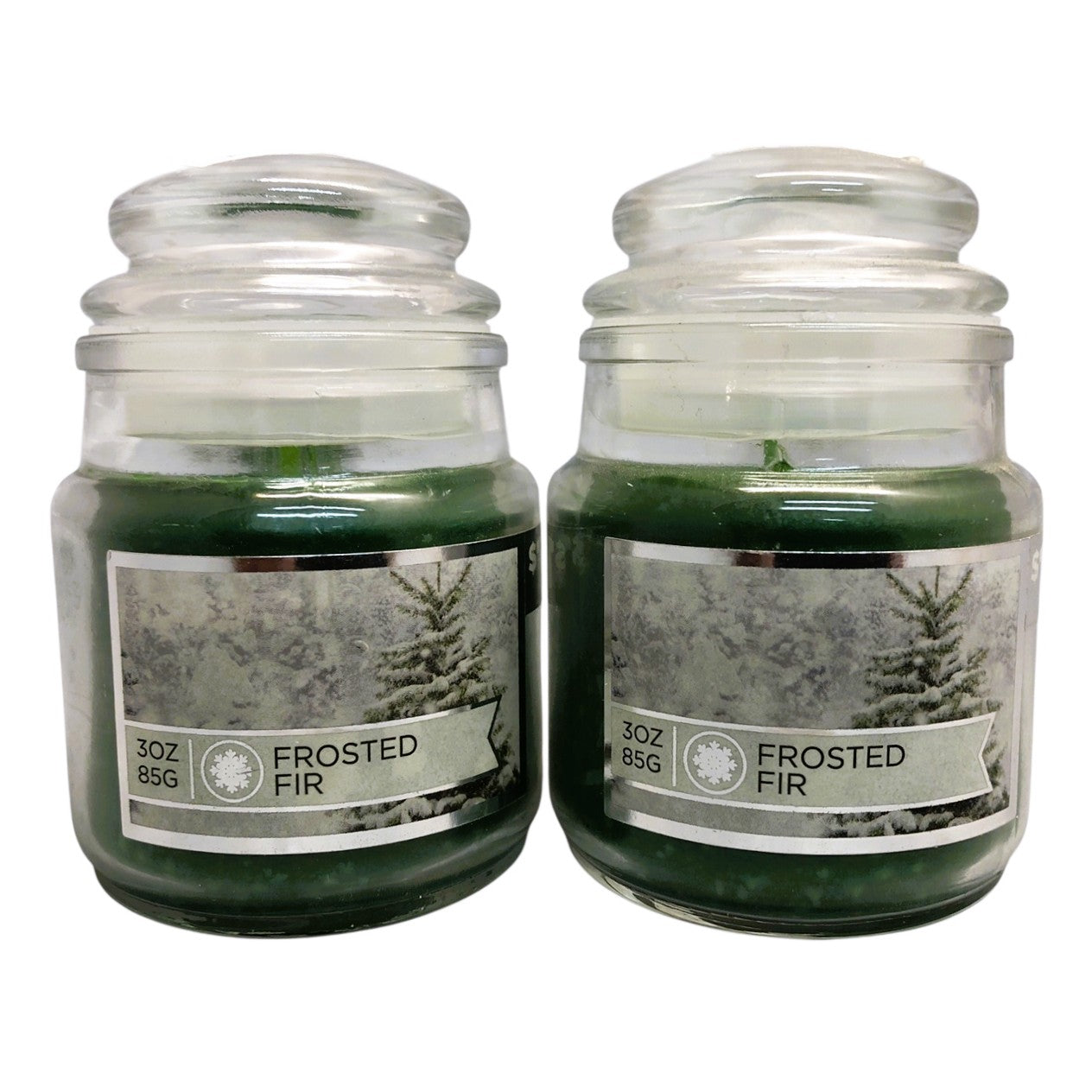 6522 -2 Pack Frosted Fir Candle 3 Oz - |Scent 12|