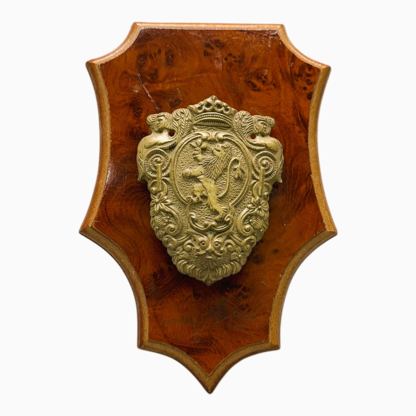 10269 - Medieval Gold Shield Plaque |22-4|
