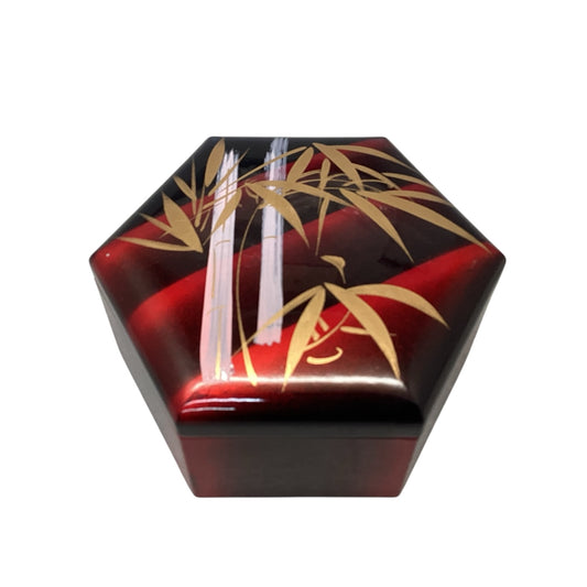 13431 - Three Oriental Lacquered 5" x 4.5" x 2" Nesting Boxes |22-13|
