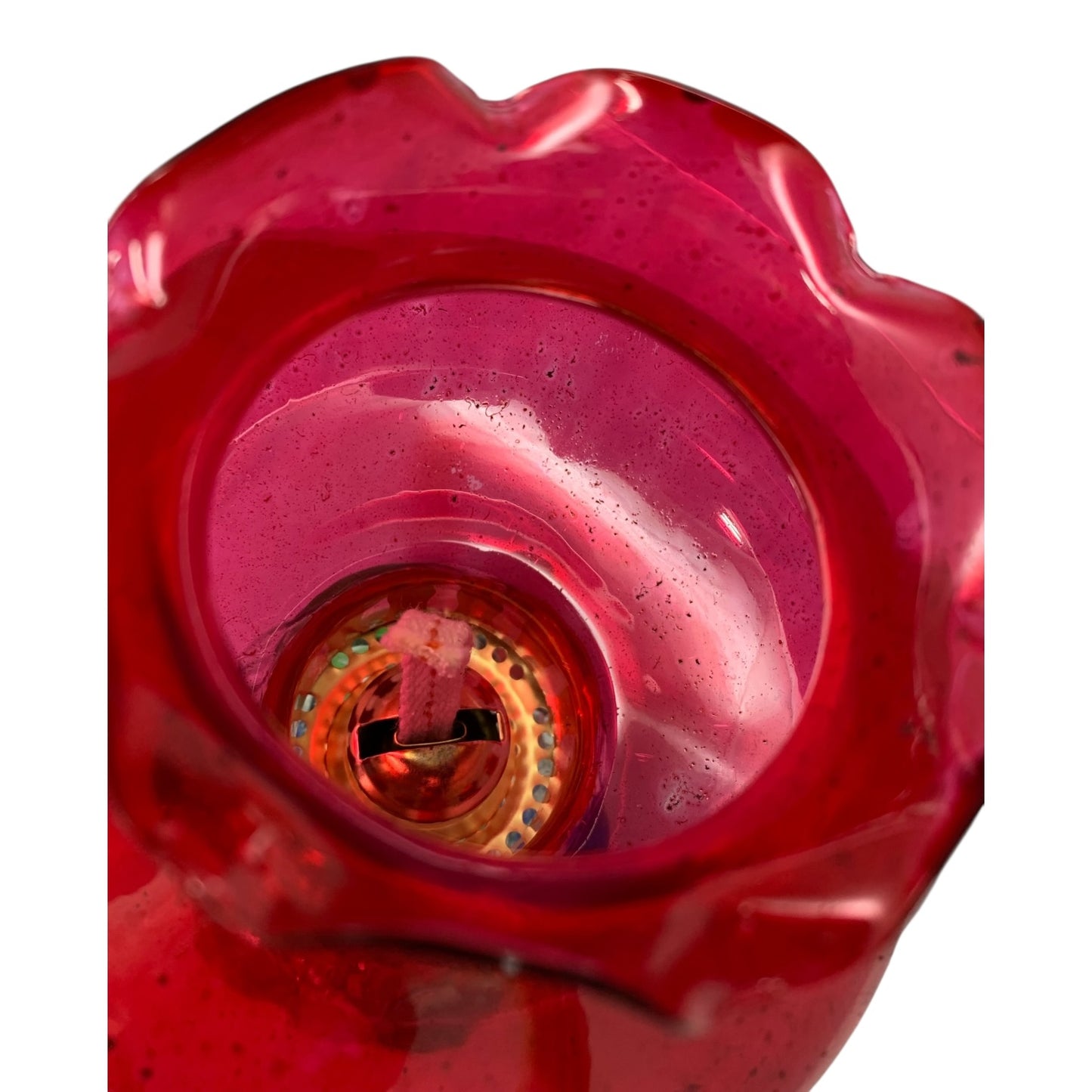 13459 - 9" Red Blue Green Oil Lamp |9-16|