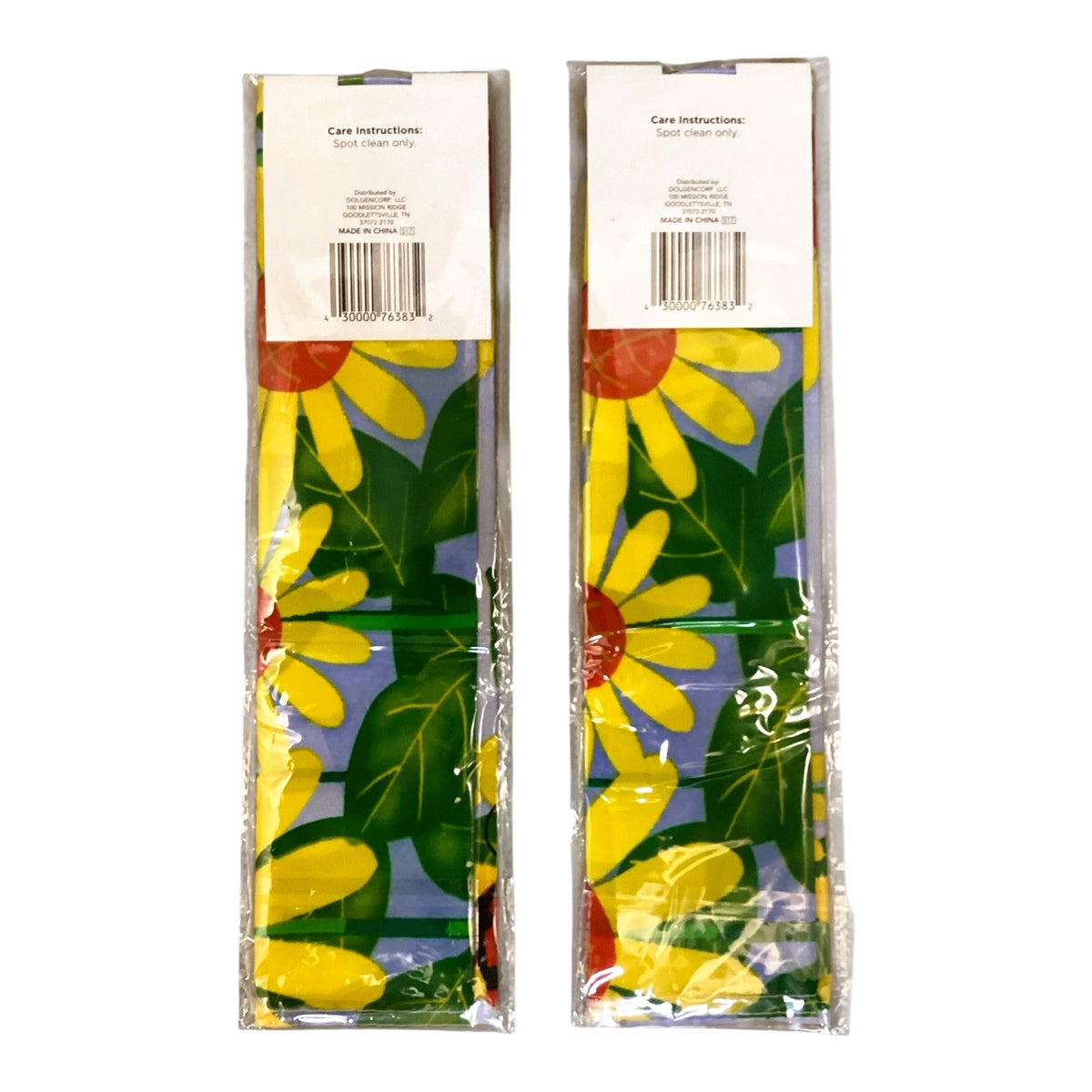 19251 - Set of Two Spring Garden Flag 18x12 Polyester |17-31|