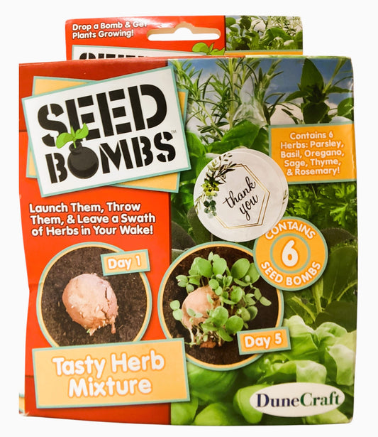 25936 - 3 Pack Seed Bombs Tasty Herb Mix |9-20|