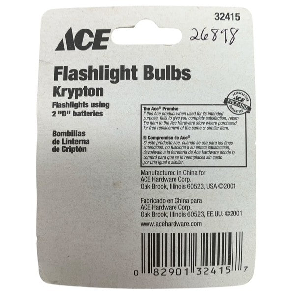 26898 - Ace Flashlight Bulbs Set of 6 |6-14|