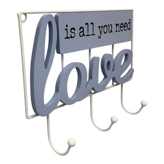 27311 - 11" Love Is All You Need Wall Hook |9-20|