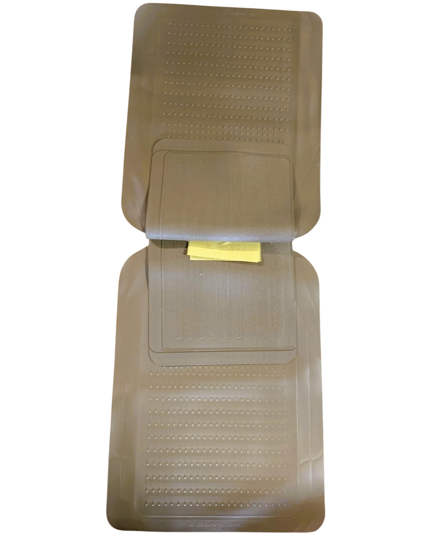 27507 - SET OF 4 UNIVERAL FIT ANTI SLIP 16x27" Auto Floormat Tan |TBD|