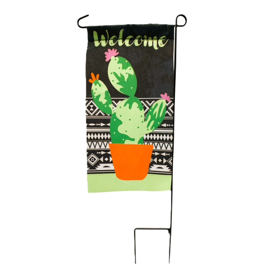 29527 - Welcome Cactus 13" Garden Flag |9-11|