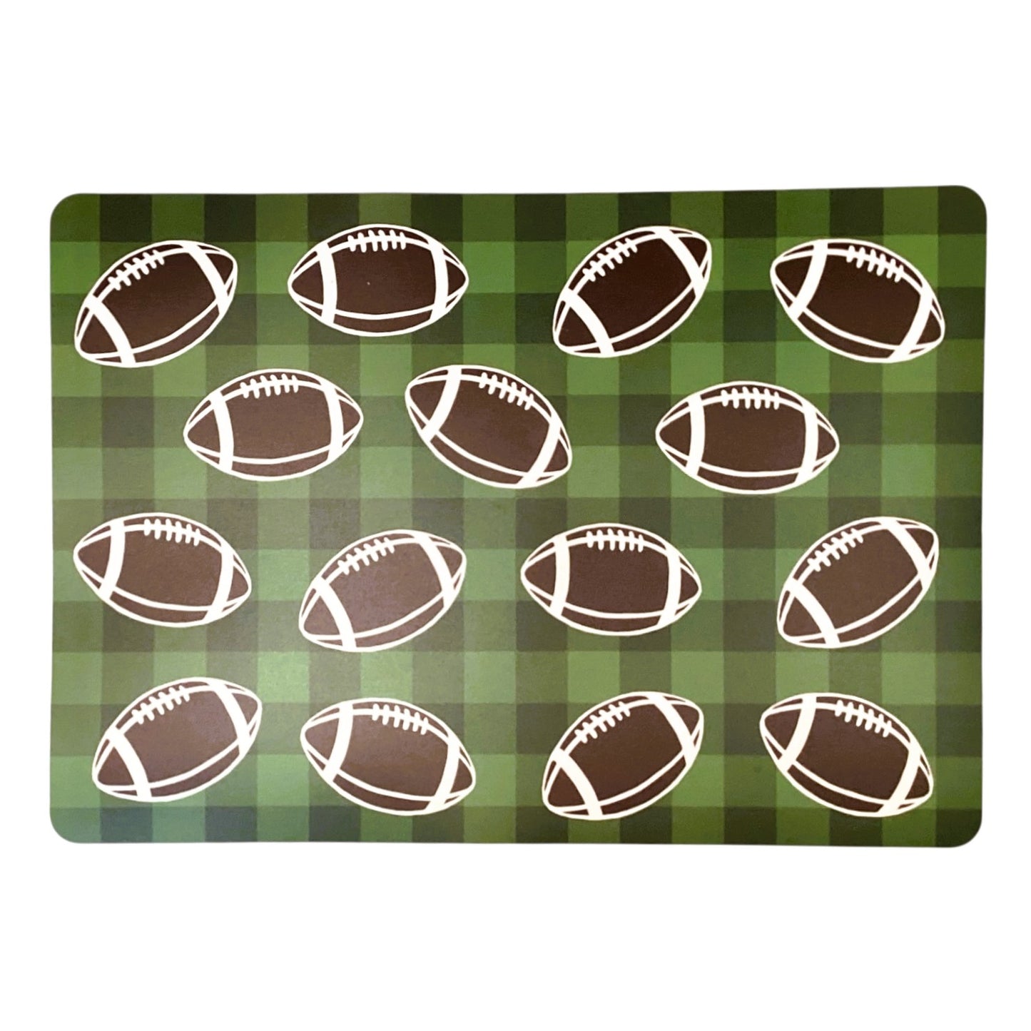 29599 - Placemat With Footballs 16" x 12" |22-1|