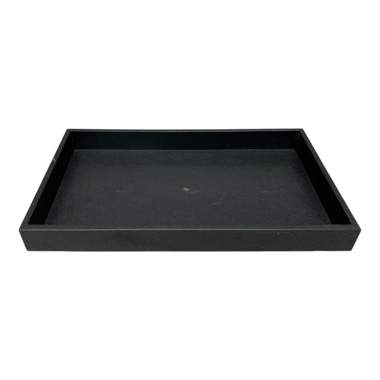 30625 - 8 X 15 inch Black Plastic Tray |9-13|