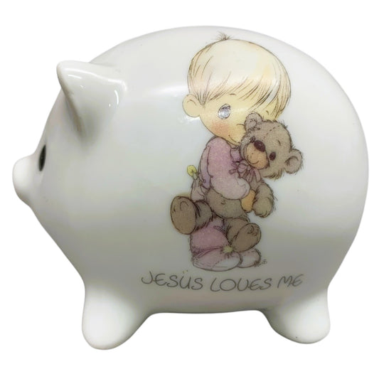 35601 - 3.5" Precious Moments -"Jesus Loves Me"- Piggy Bank |3-12|