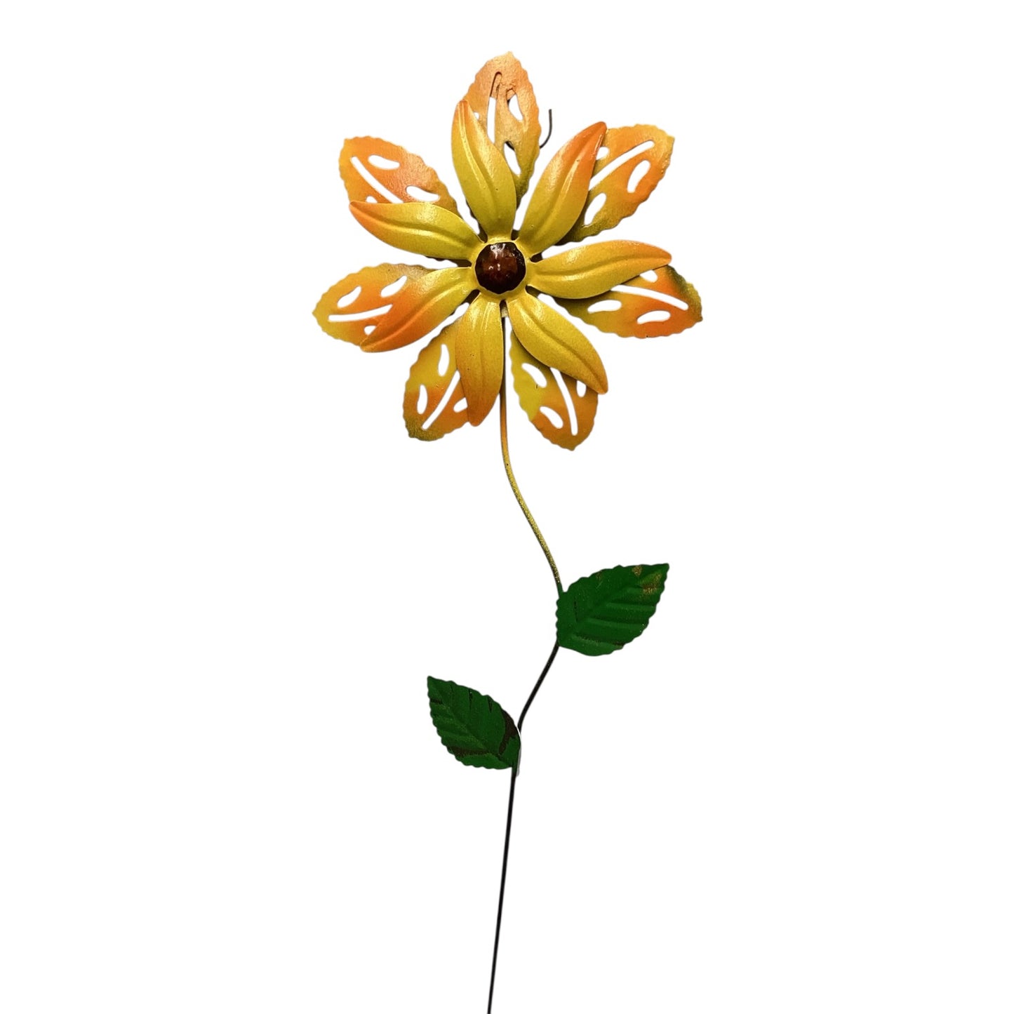 36111 - 21" Yellow Flower Garden Stake |G-1|