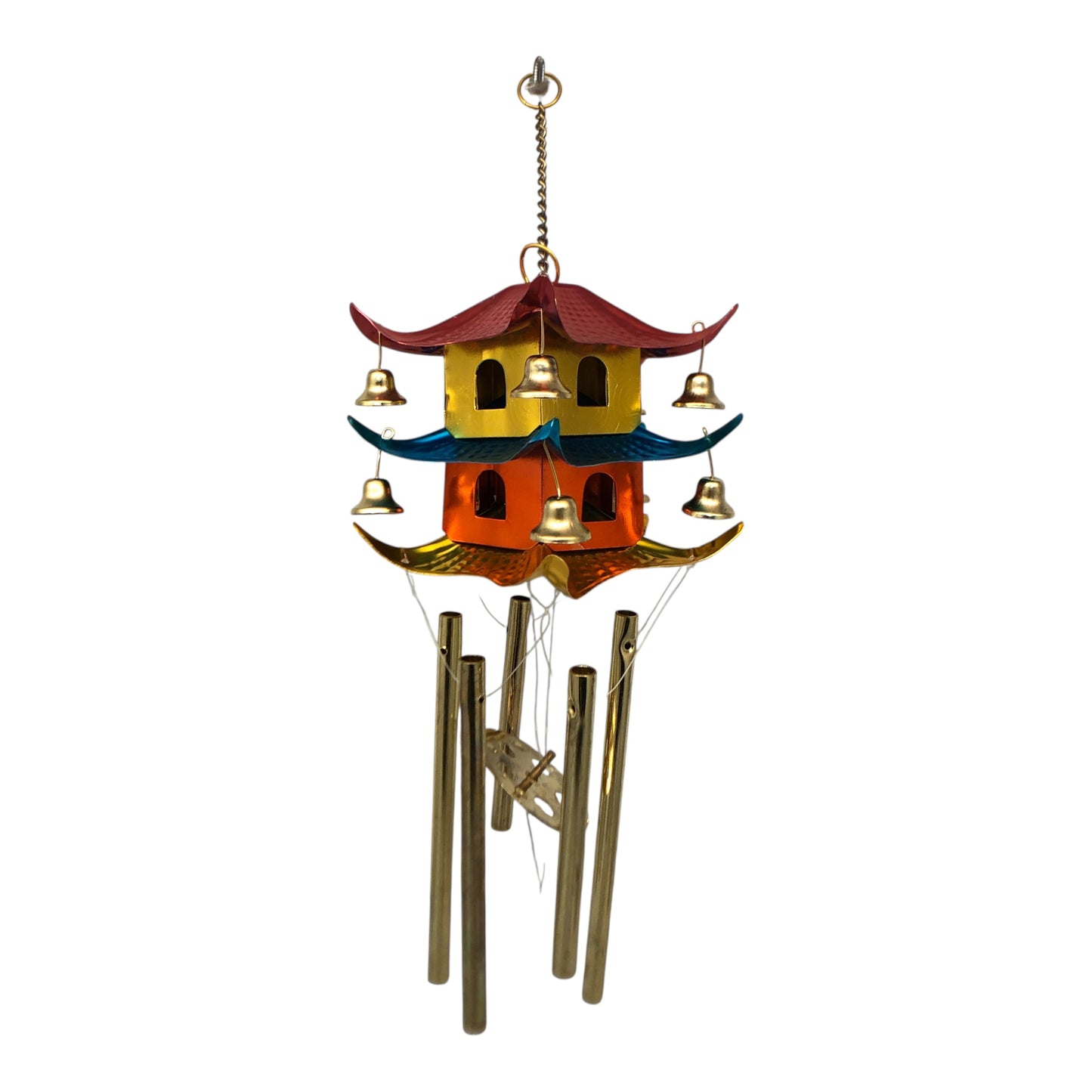 36677 - Pagoda Wind Chime in Pink Gold |14-29|