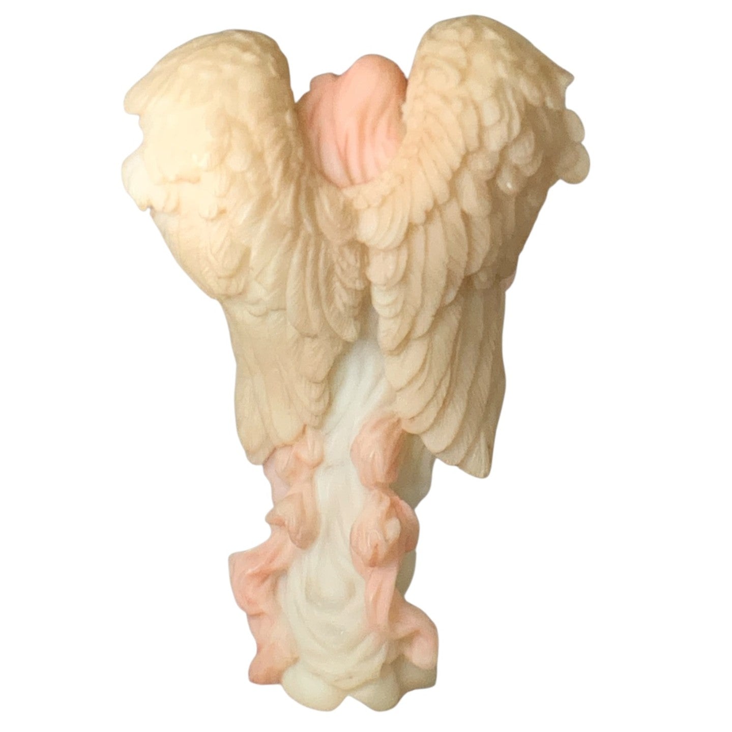 37487- Seraphim Classics Isabel Angel Resin Ornament 4.5 Inch White Pink Finish Holiday Figurine |11-3|