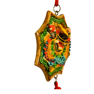 37680 - 16" Chinese Dragon and Yin Yang Knotted Hanger With Suction Cup |22-13|