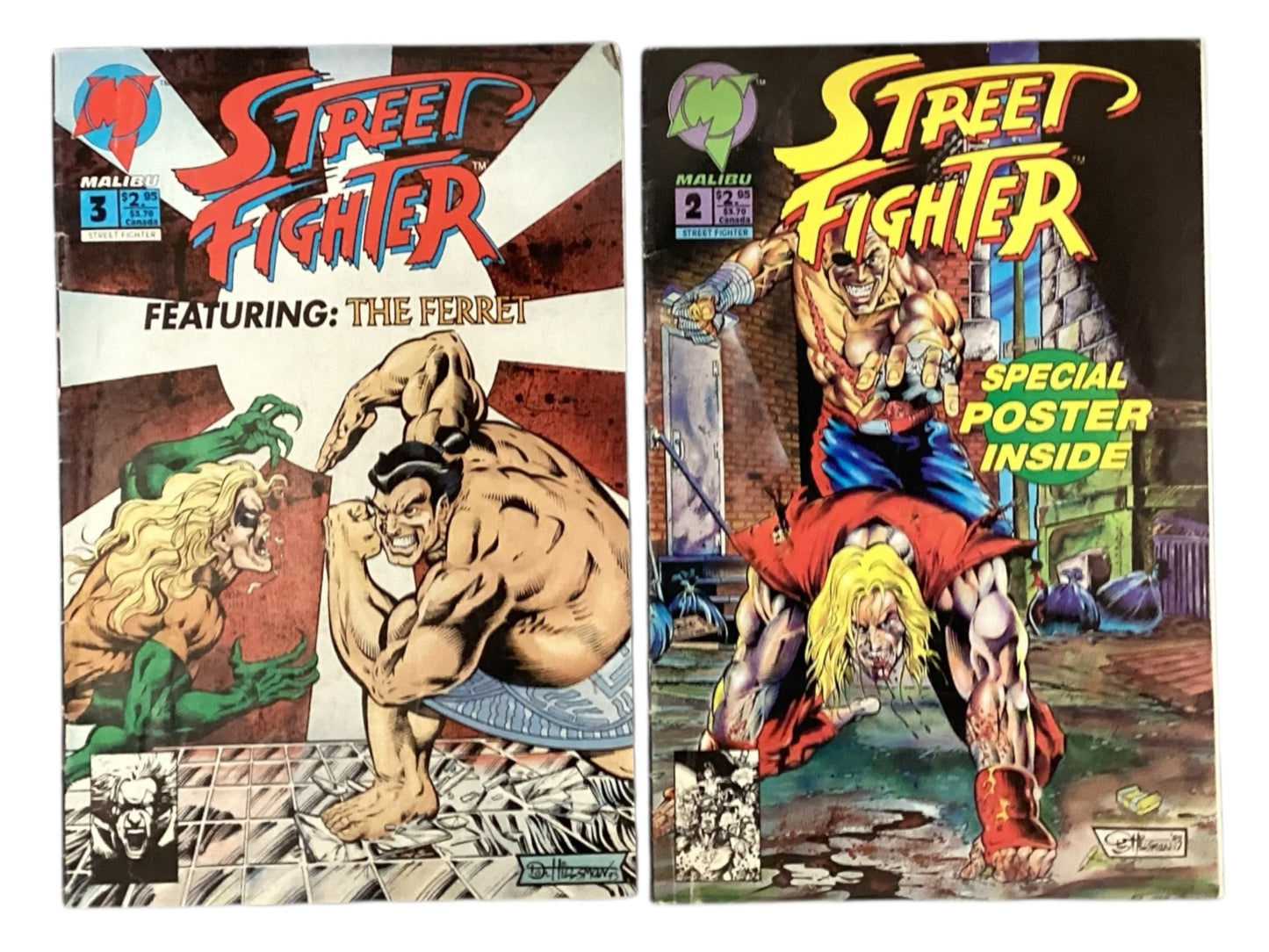 38014 - Set of 2 Street Fighter Comics |8-2|