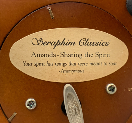 38015 - Seraphim Classics Amanda Sharing The Spirit Musical |11-6|