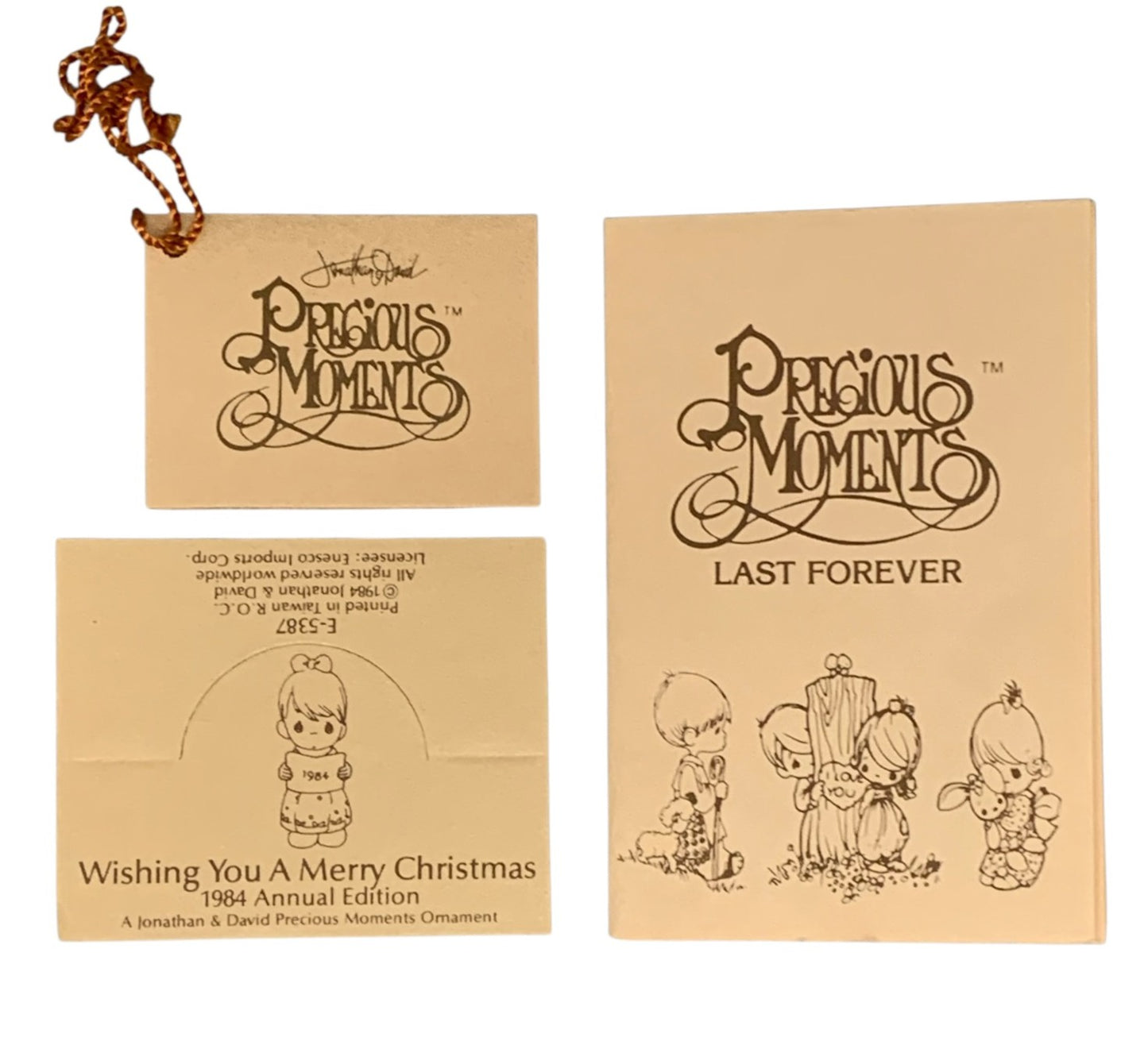38107 - Precious Moments Ornament Wishing You a Merry Christmas 4" |Pod 1-67|