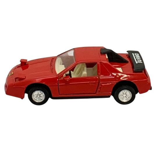 38836 - Set of Two 4.5" Metal Yellow and Red Turbo Car |12-25|
