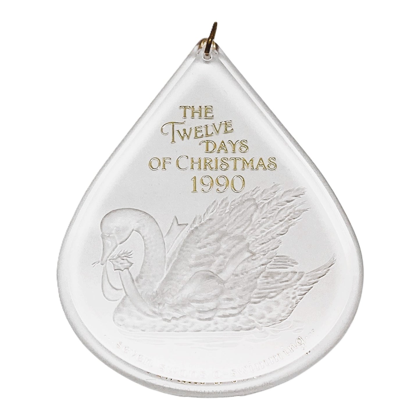 39952 - Seven Swans a Swimming Acrylic 3 1/2" |Pod 1-70|