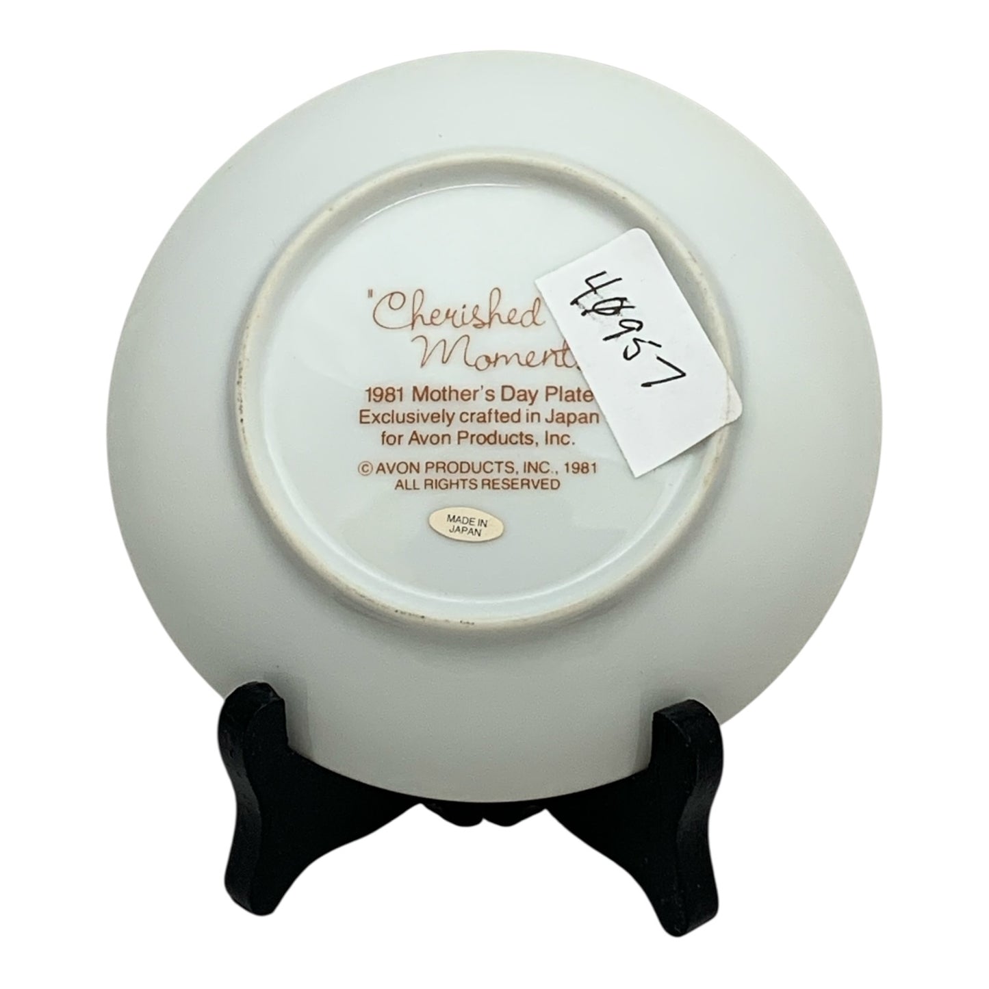 40957 - 5" Plate Avon Cherished Moments |9-20|