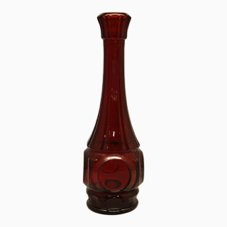 43347 - Vintage Wheaton Ruby Red 9-Inch Glass Bud Vase |5-15|