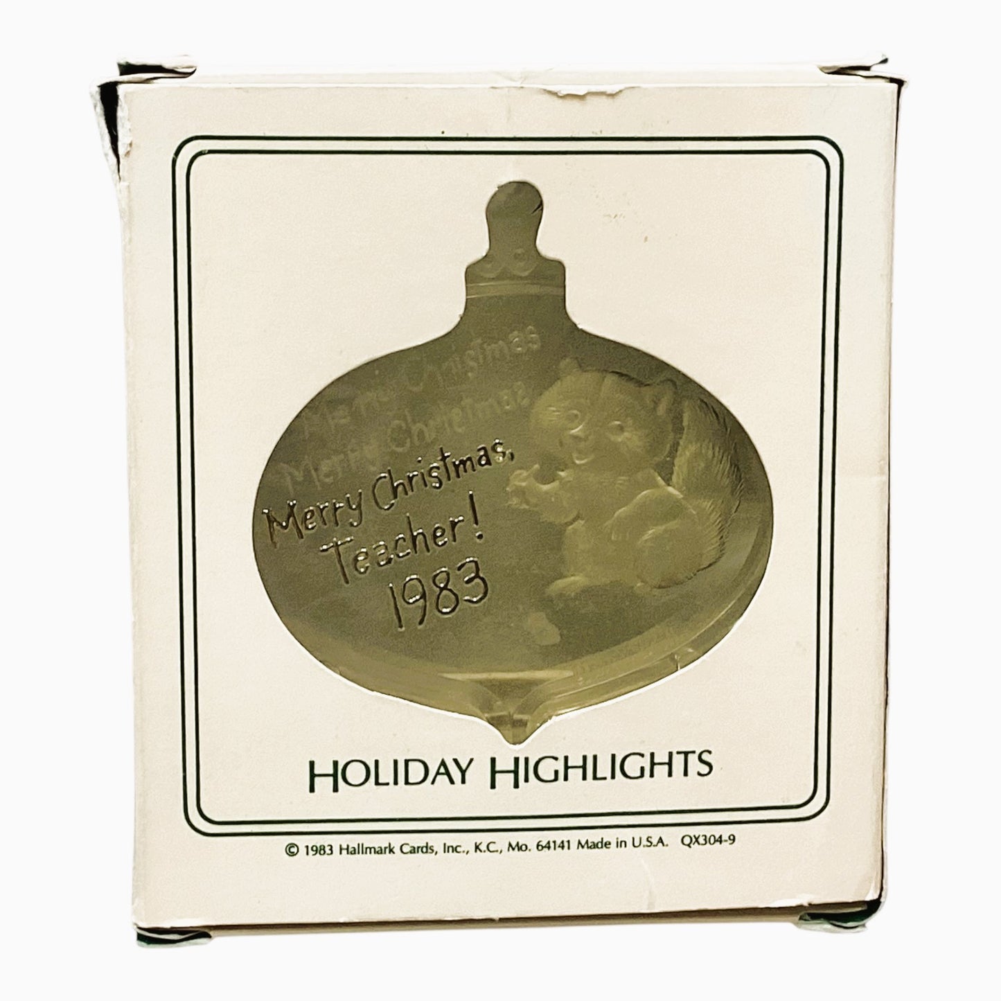 48224 - Hallmark Teacher Acrylic Ornament |Pod 1-62|