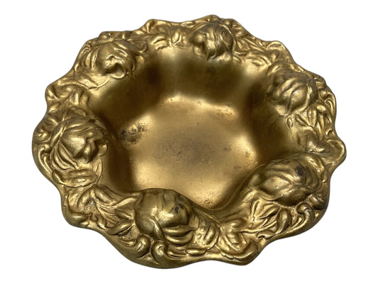 48225 - Intricate Bronze Ashtray 6" |19-27|