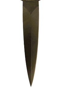 48285 - Set of Two 8" Black Throwing Knives |85|