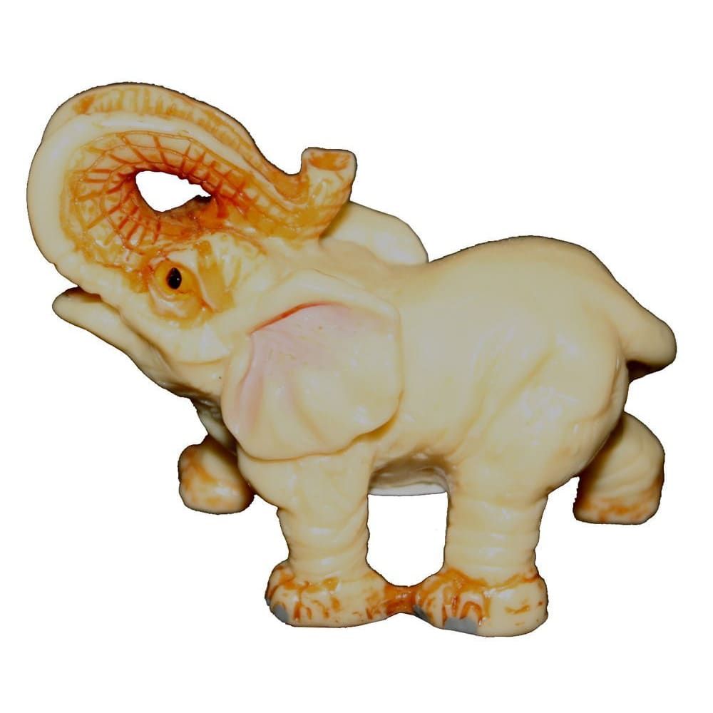 1002 - 3" Faux Ivory Elephant #7 - |Z-94|