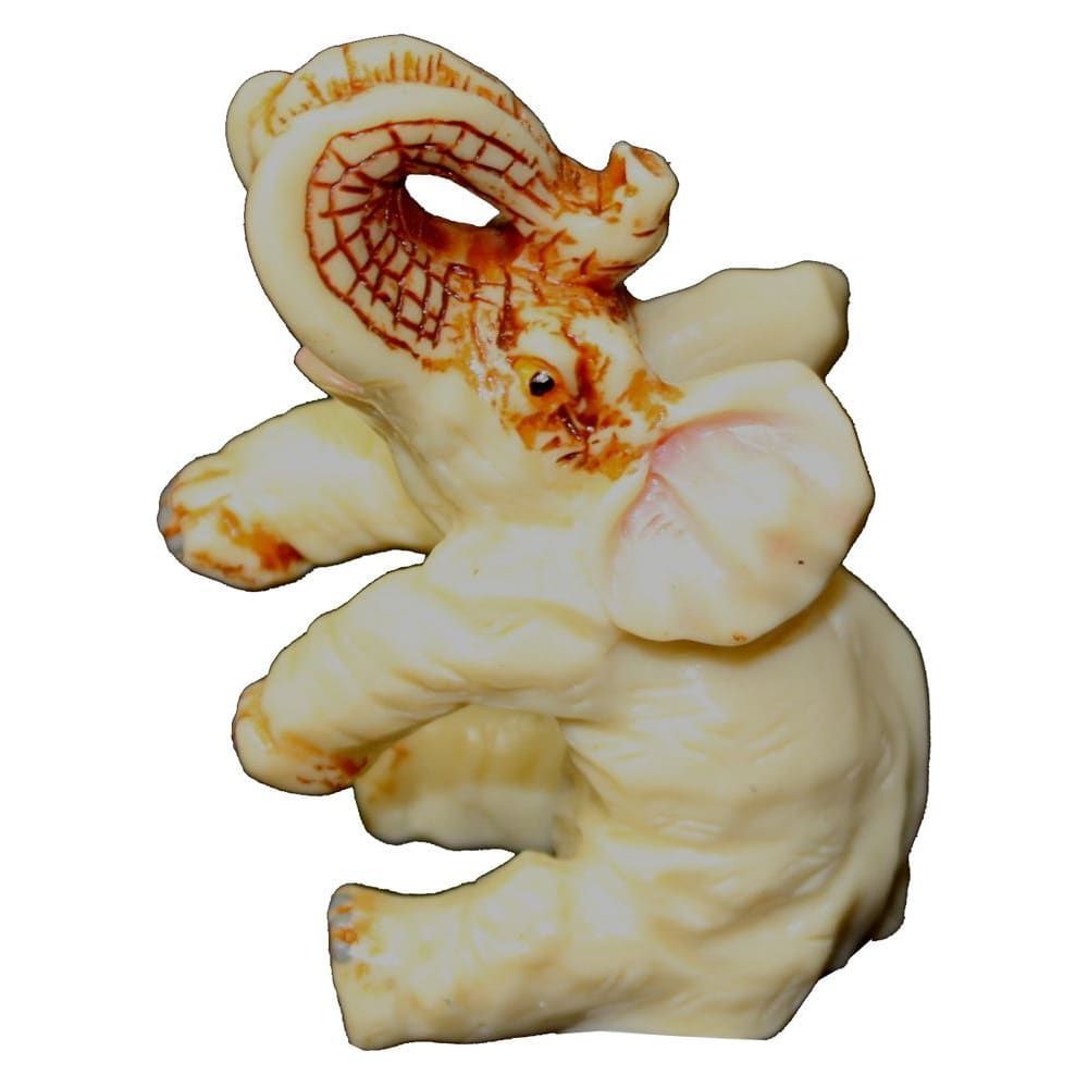 1012 - 3" Faux Ivory Elephant #8 - |Z-89|