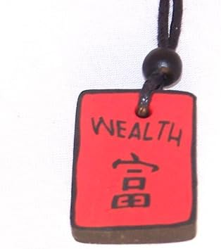 10138 - Necklace Wealth Red/Black Clay - |Clear-184|