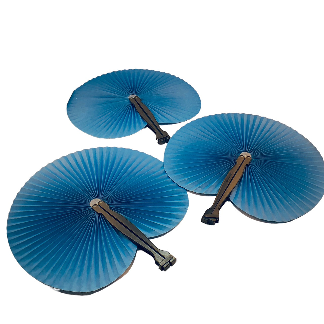 11264 - 3 - 5.5" Black Fan - Solid Blue - W-18 : PT COOL BEANS