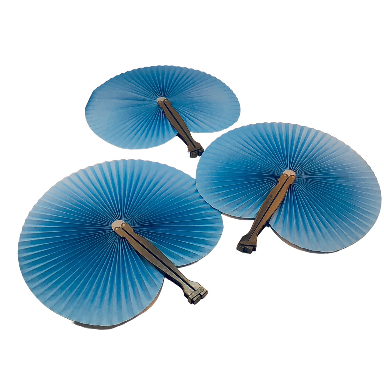 11264 - 3 - 5.5" Black Fan - Solid Blue - W-18 : PT COOL BEANS