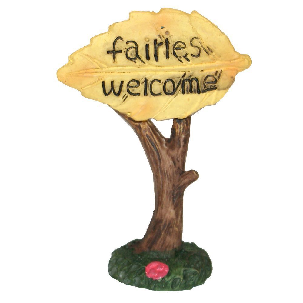 1176 - 3" Color Sign - Fairies Welcome |14-20|