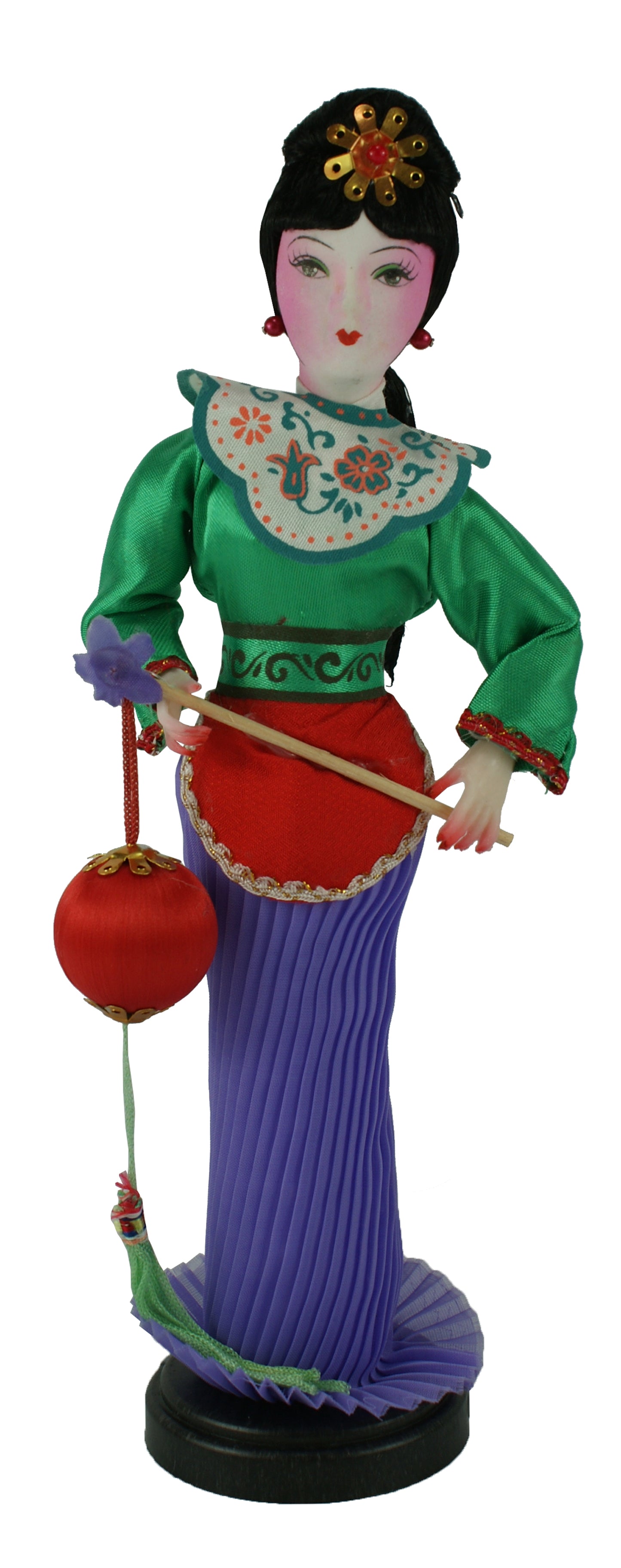 1190 - 10" Green Woman Doll - Ball #5 - |X-18|