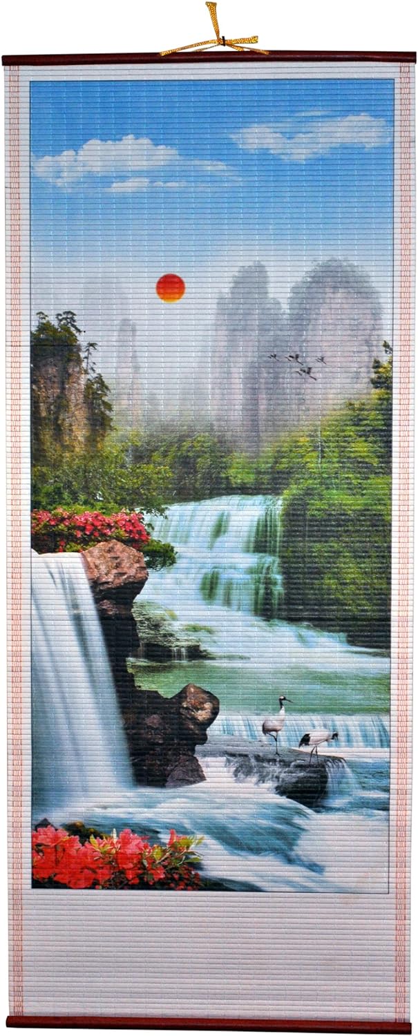 12206 - 12x30 Rattan Scroll Waterfall - |Scrolls|