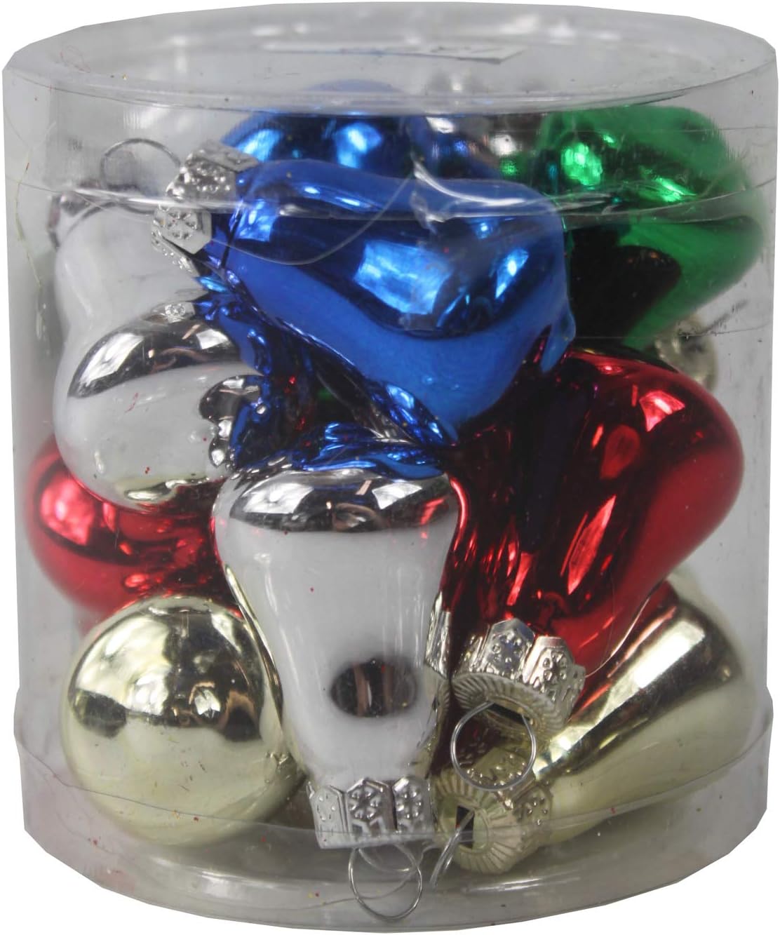 1250 - 15 ct Multi Bell Ornaments Asst - |Pod 1-76|