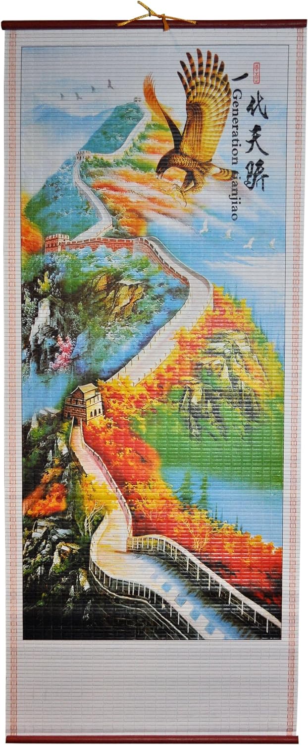 12697 - 12x30" Rattan Scroll Eagle Bird - Scrolls - |Pod 3-41 Qty 160|