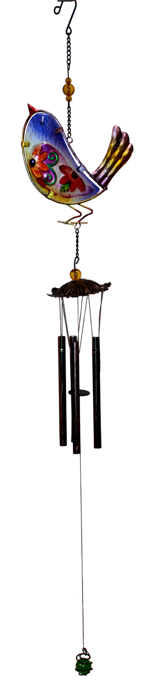 1275 - 30" Colorful Bird Windchime