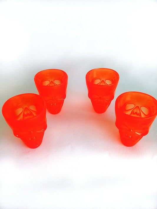 12966 - Halloween Shot Glasses Orange - 4 Pack - |DVD-18 Floor|