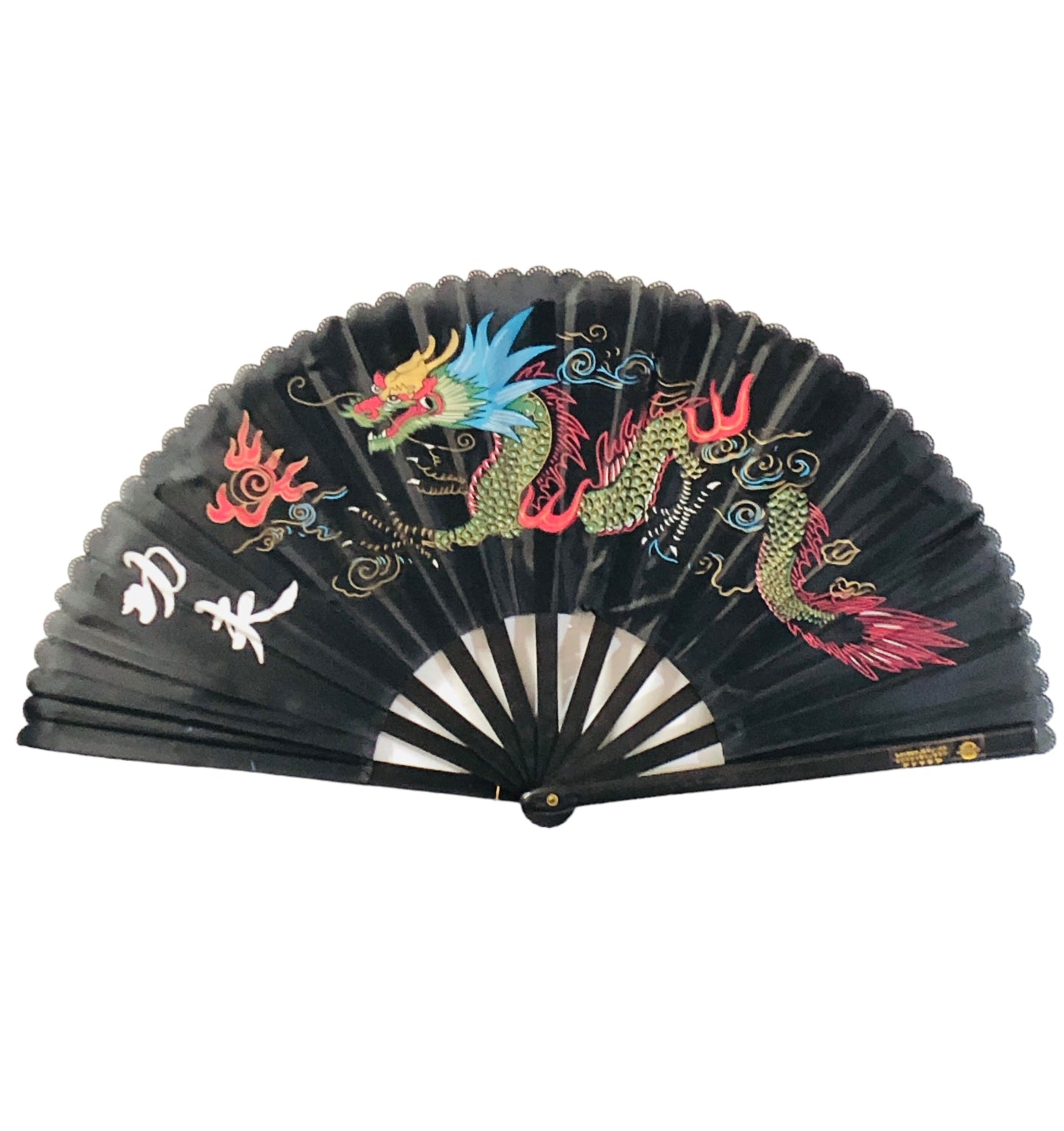 14263 - Fan 13" Dragon Black - W-14 : GK CHESSMAN