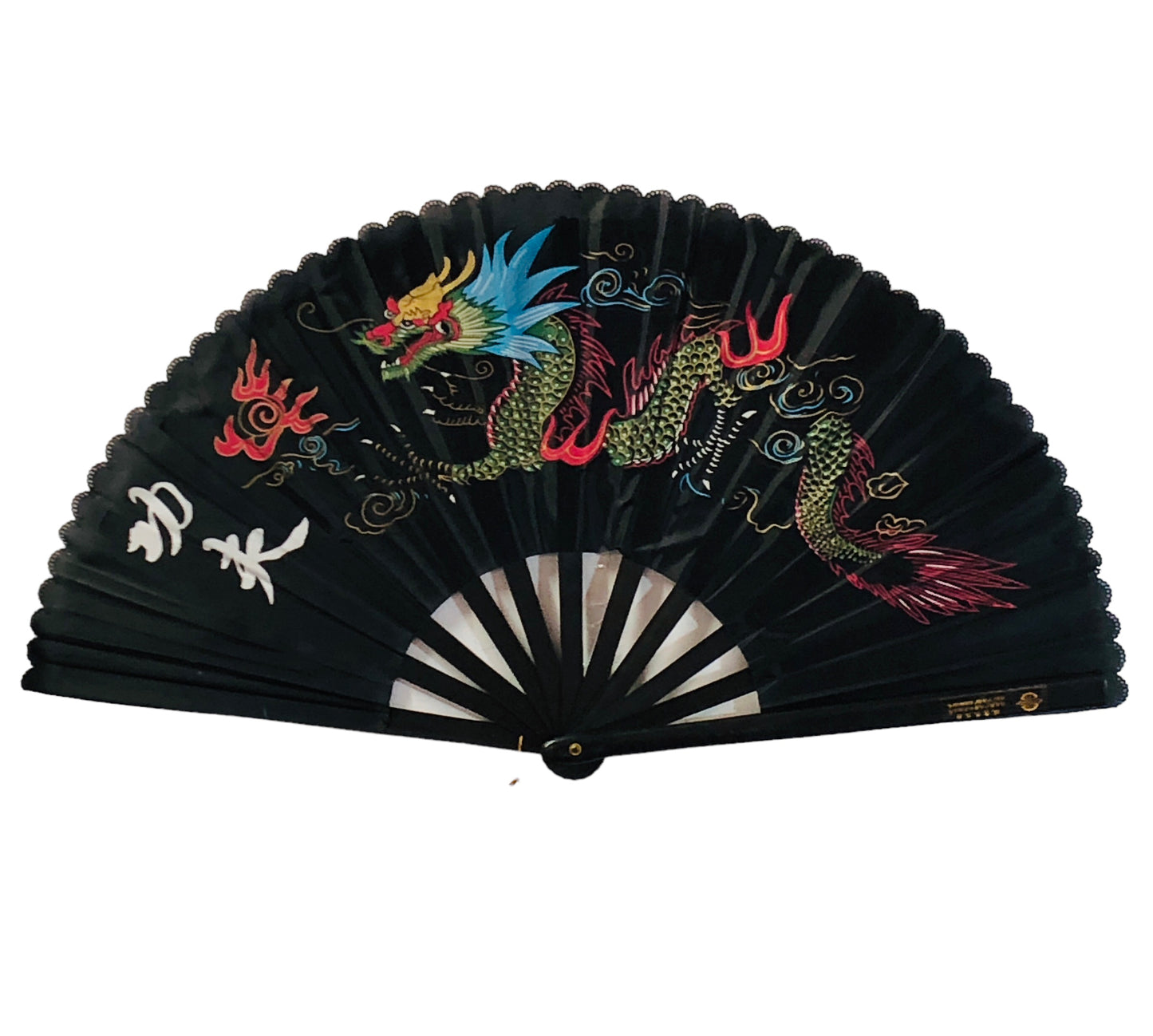 14263 - Fan 13" Dragon Black - W-14 : GK CHESSMAN