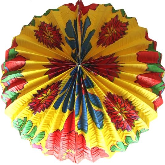 1498 - 12" Pineapple Paper Lantern - |2-11|